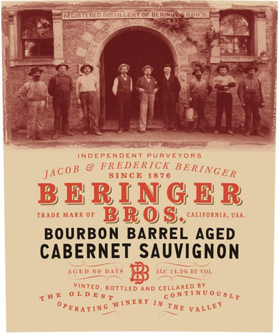 Beringer Bros. Bourbon Barrel Aged Cabernet Sauvignon 2021 - 750ml