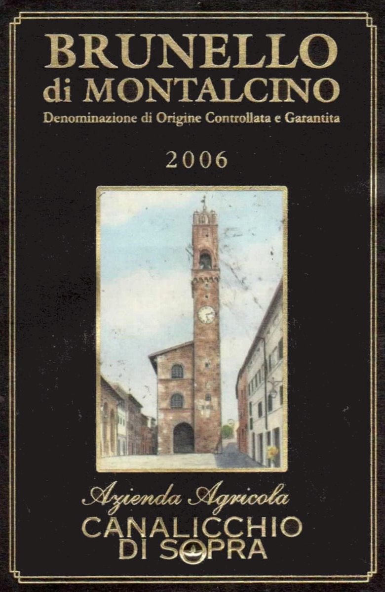 Canalicchio di Sopra Brunello di Montalcino 2006 - 750ml – Redneck