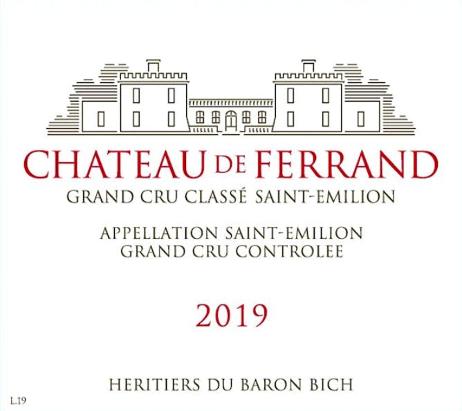 Chateau de Ferrand St. Emilion Grand Cru Classe 2019 - 750ml