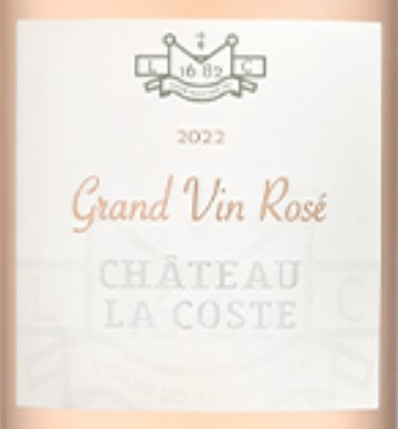 Chateau La Coste Grand Vin Rose 2022 750ml Redneck Wine Company