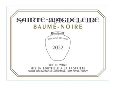 Clos Sainte Magdeleine Bouches du Rhone Blanc Baume Noire 2022 - 750ml