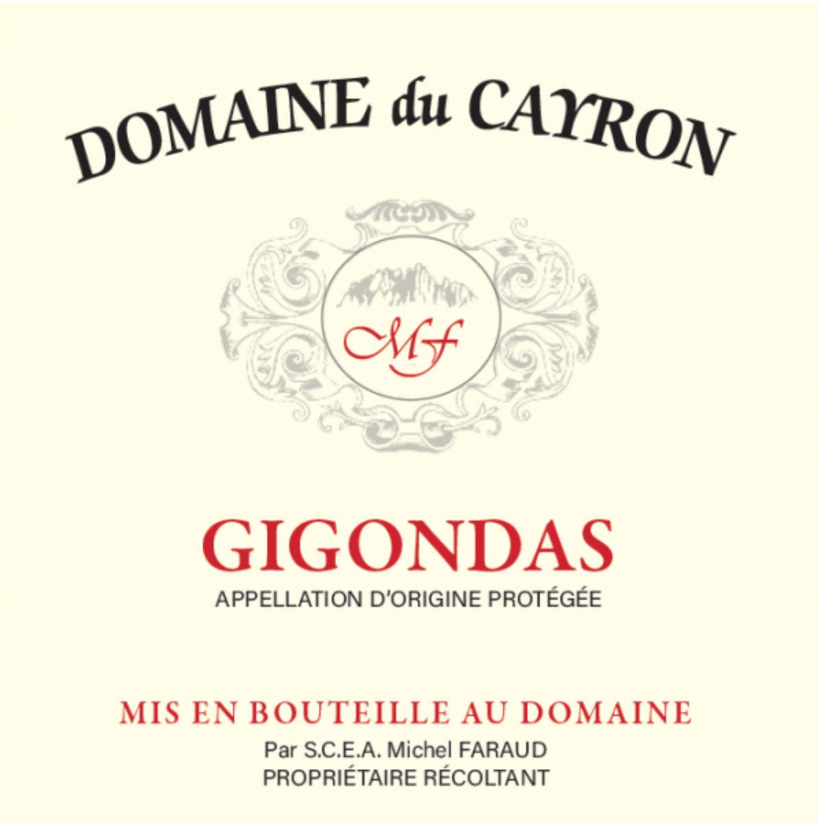 Domaine du Cayron Gigondas 2022 - 750ml – Redneck Wine Company