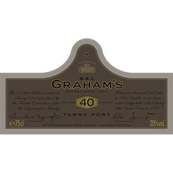 Graham's 40 Year Old Tawny Port - 750ml – Redneck Wine Company