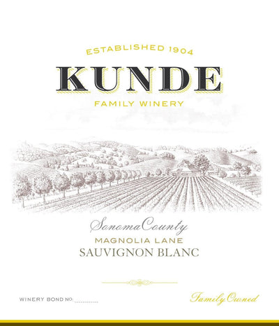 Kunde Sauvignon Blanc Magnolia Lane Sonoma County 2022 - 750ml