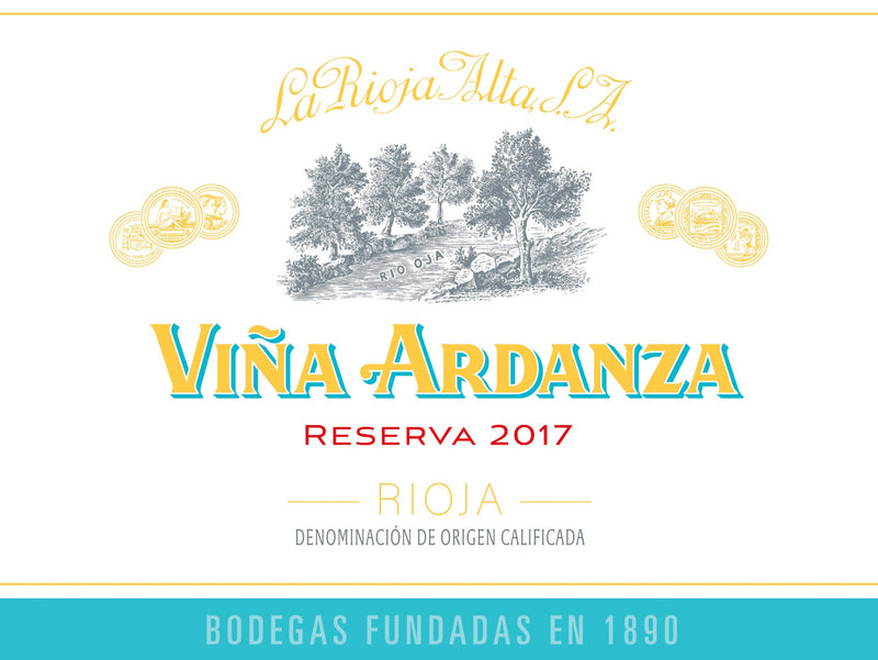 La Rioja Alta Vina Ardanza Reserva 2017 - 750ml