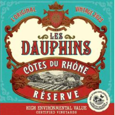 Les Dauphins Cotes Du Rhone Reserve Rose 2023 - 750ml