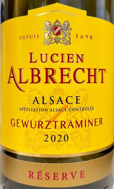 Lucien Albrecht Gewurztraminer Reserve 2020 - 750ml