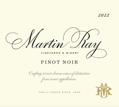Martin Ray Sonoma Coast Pinot Noir 2022- 750ml