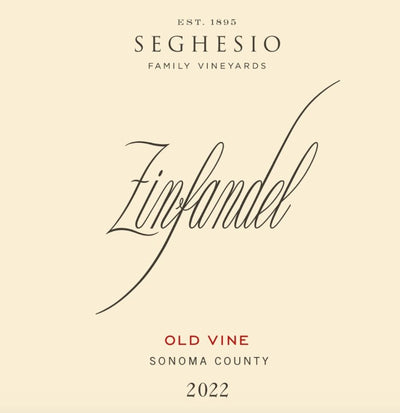 Seghesio Old Vines Zinfandel 2022 - 750ml