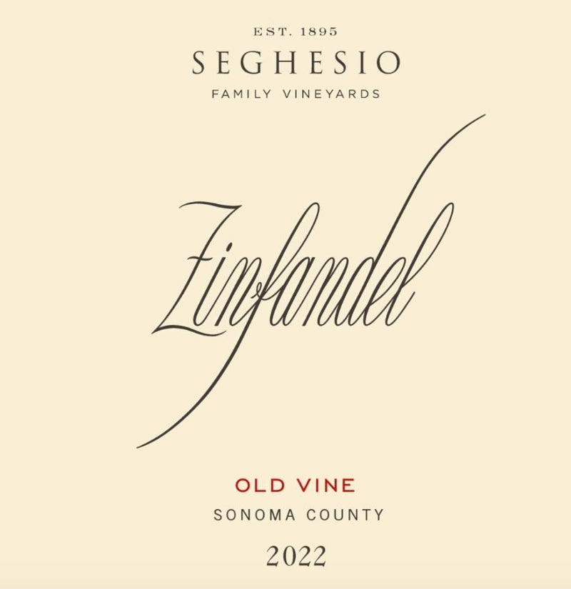 Seghesio Old Vines Zinfandel 2022 - 750ml