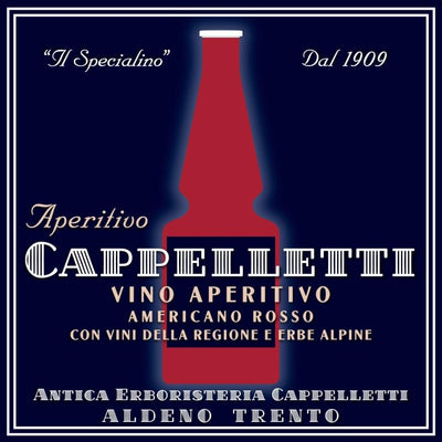 Cappelletti Vino Aperitivo Amaro Rosso - 750ml
