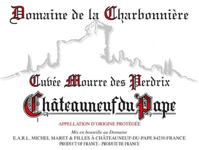 Domaine de la Charbonniere Chateauneuf du Pape 'Mourre des Perdrix' 2017 - 750ml