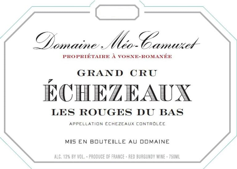 Domaine Meo-Camuzet Echezeaux Grand Cru Les Rouges du Bas 2020