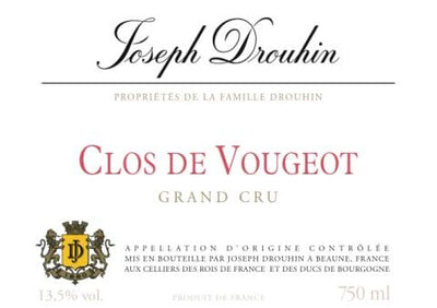 Drouhin Clos de Vougeot Grand Cru Rouge 2018 - 750ml