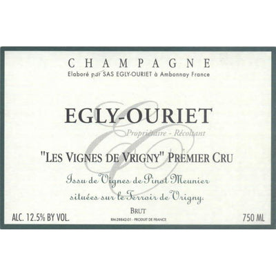 Egly-Ouriet 'Les Vignes de Vrigny' Brut - 750ml