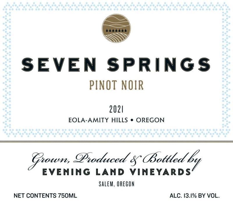 Evening Land Seven Springs Pinot Noir 2021 - 750ml