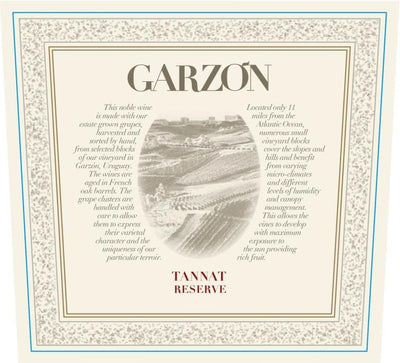 Garzon Tannat Reserva 2018 - 750ml