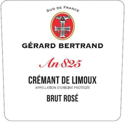 Gerard Bertrand Cremant de Limoux Brut Rose 'An 825' 2019- 750ml