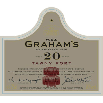 Graham's Tawny Port 20yr - 750ml