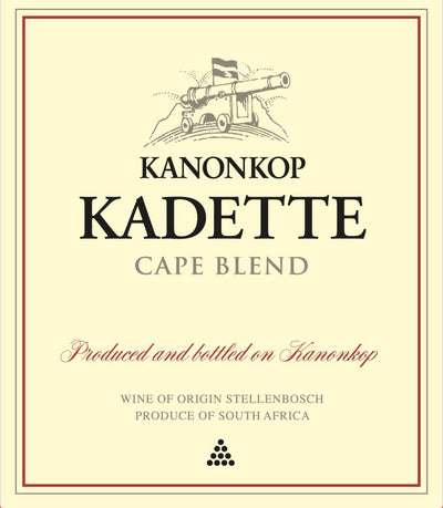 Kanonkop Kadette Cape Blend 2018 - 750ml