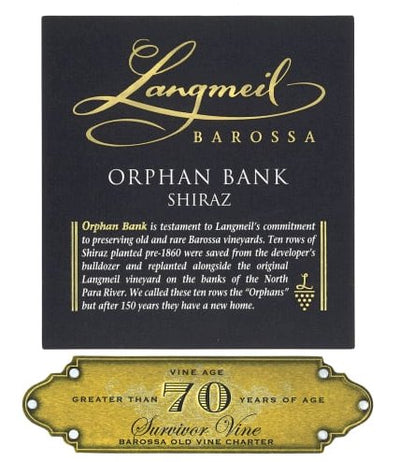 Langmeil 'Orphan Bank' Shiraz Barossa 2019 - 750ml