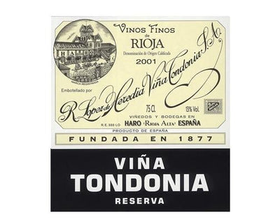 Lopez de Heredia Vina Tondonia Gran Reserva Red 1995 - 750ml