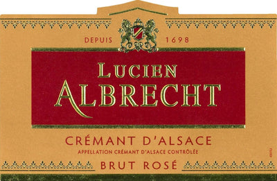 Lucien Albrecht Cremant d'Alsace Brut Rose - 375ml