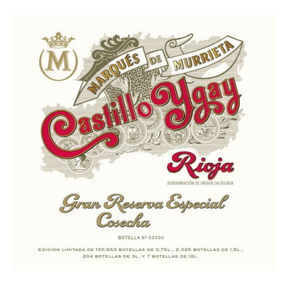 Marques de Murrieta Castillo Ygay Gran Reserva Especial 2011 - 750ml