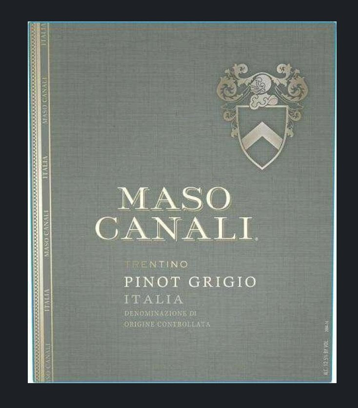 Maso Canali Pinot Grigio 2022 - 750ml