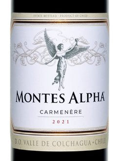 Montes Alpha Carmenere 2021 - 750ml – Redneck Wine Company