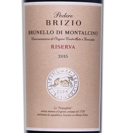 Podere Brizio Brunello di Montalcino Riserva 2015 - 750ml