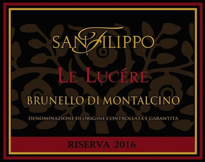San Filippo 'Le Lucere' Riserva Brunello di Montalcino 2016 - 750ml