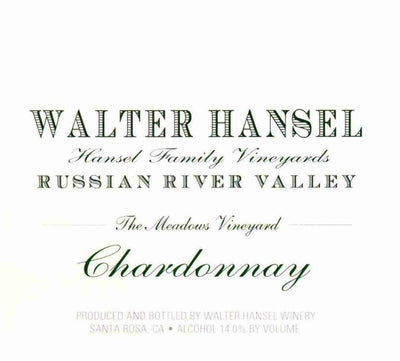 Walter Hansel The Meadows Vineyard Chardonnay 2019 - 750ml