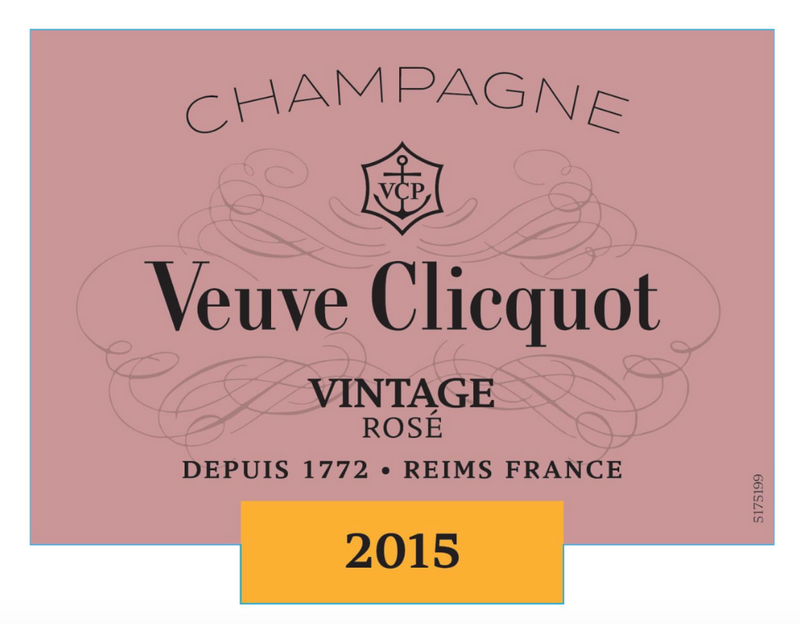 Veuve Clicquot Vintage Brut Rose 2015 - 750ml