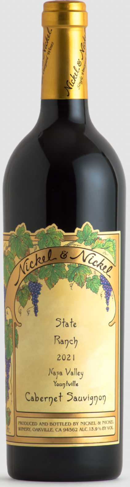 Nickel & Nickel State Ranch Cabernet Sauvignon 2021 - 750ml