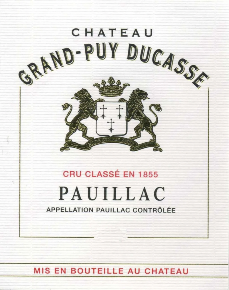 Chateau Grand-Puy Ducasse Pauillac 2017 - 750ml