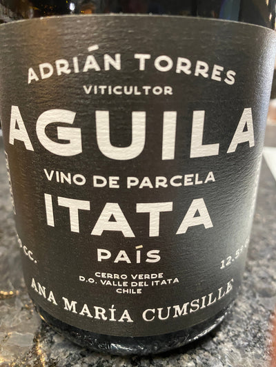 Adrian Torres Ana Maria Cumsille Aguila Itata Pais 2022 - 750ml