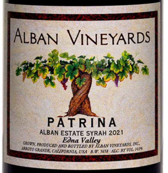 Alban Vineyards Syrah Patrina 2021 - 750ml