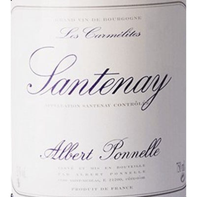 Albert Ponnelle Santenay Les Carmelites 2018 - 750ml