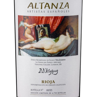 Altanza Artistas Espanoles Diego Velazquez Rioja Reserve 2011 - 750ml