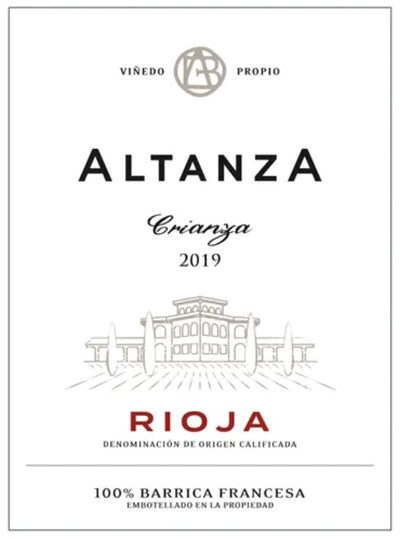 Altanza Crianza Rioja 2019 - 750ml