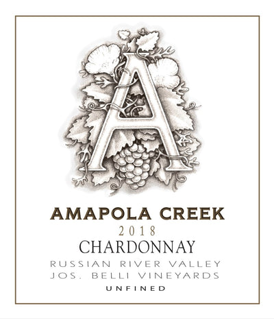 Amapola Creek Jos Belli Chardonnay 2018 - 750ml