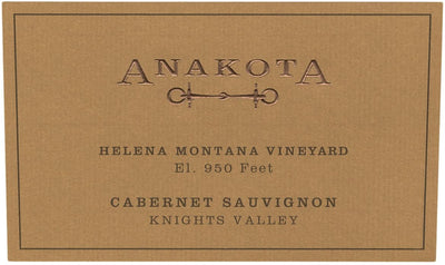 Anakota 'Helena Dakota' Knights Valley Cabernet Sauvignon 2013 - 750ml