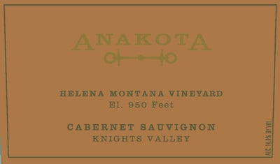 Anakota 'Helena Montana' Cabernet Sauvignon 2014 - 750ml