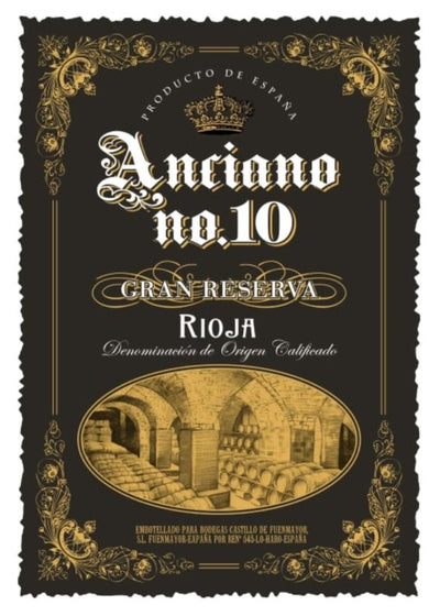 Anciano No.10 Gran Reserva 2016 - 750ml