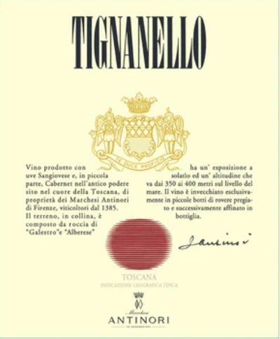 Antinori Tignanello 2020 - 3.0L