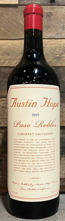 Austin Hope Cabernet Sauvignon 2022 - 1L