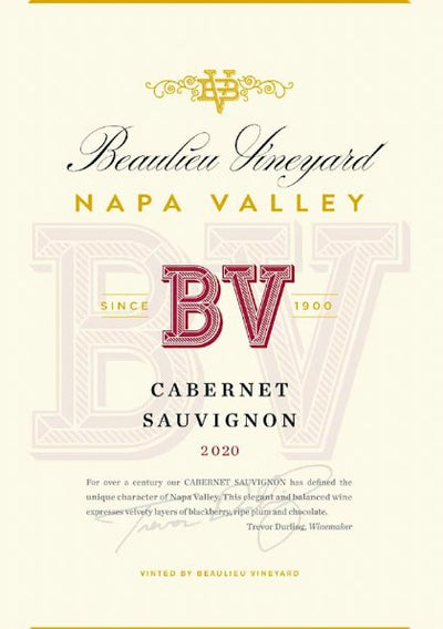 Beaulieu Vineyard Napa Cabernet Sauvignon 2020 - 750ml