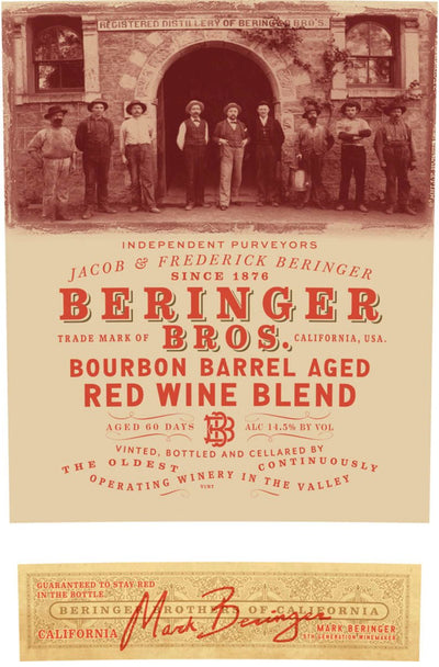 Beringer Bros. Bourbon Barrel Aged Red Blend 2020 - 750ml