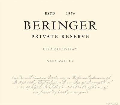Beringer Private Reserve Chardonnay 2022 - 750ml